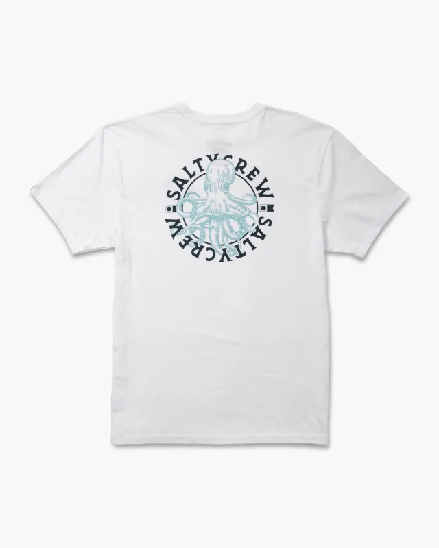 Tentacles Premium Tee - White made by Salty Crew