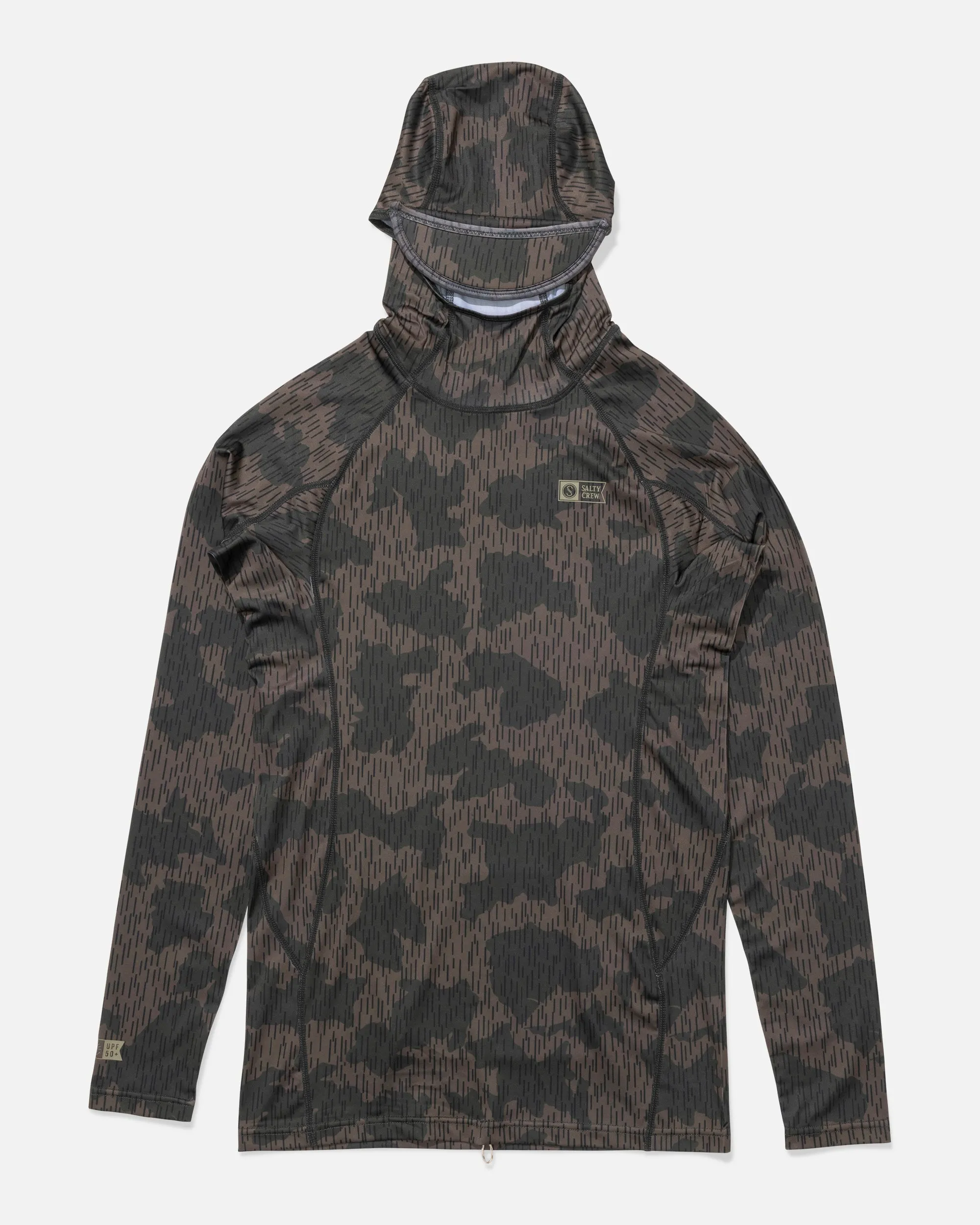 Apex Hood Surf Rashguard - Recon Camo sold by Salty Crew