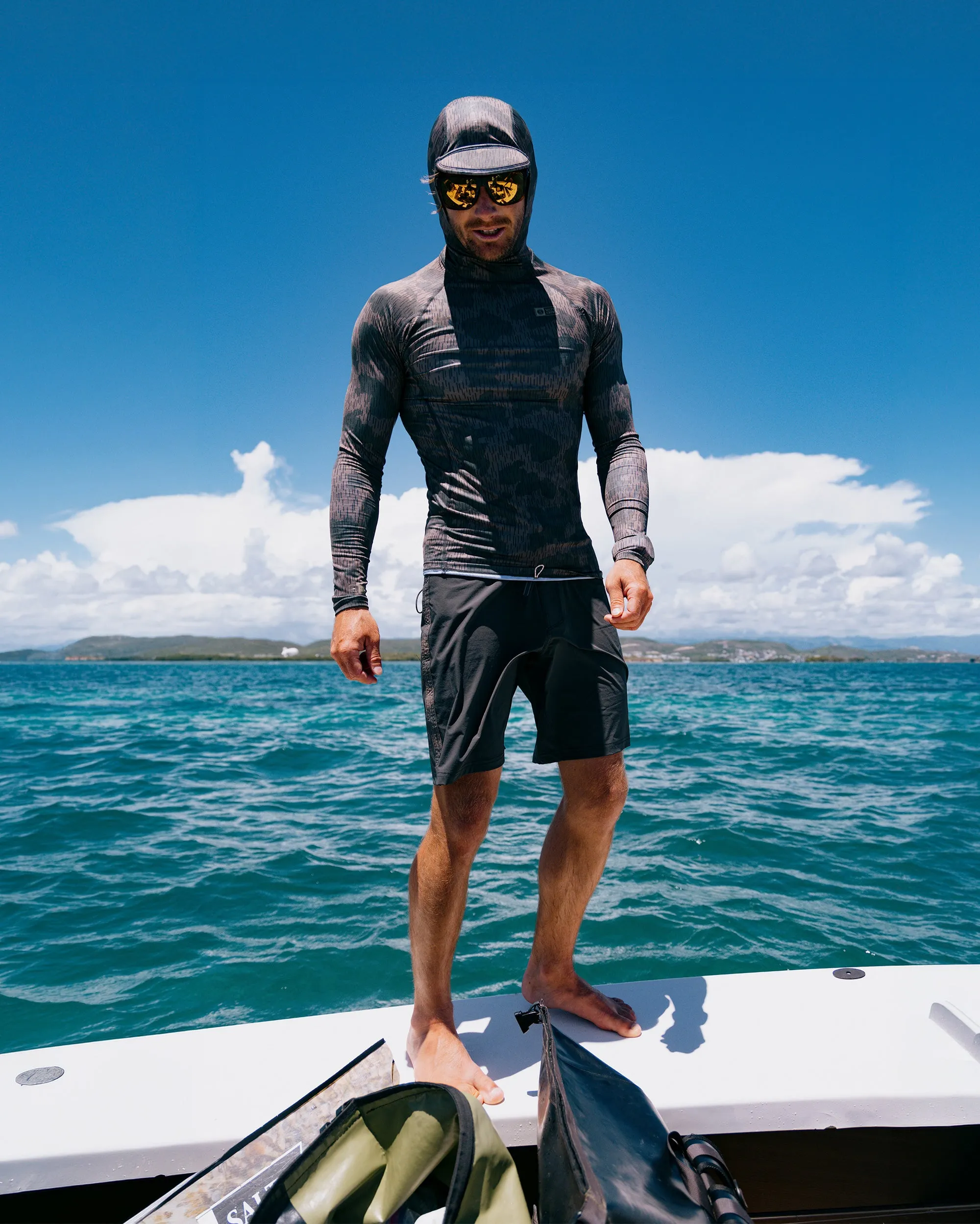 Apex Hood Surf Rashguard - Recon Camo sold by Salty Crew product image thumbnail 5