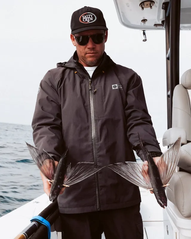 Long Range Jacket - Black made by Salty Crew