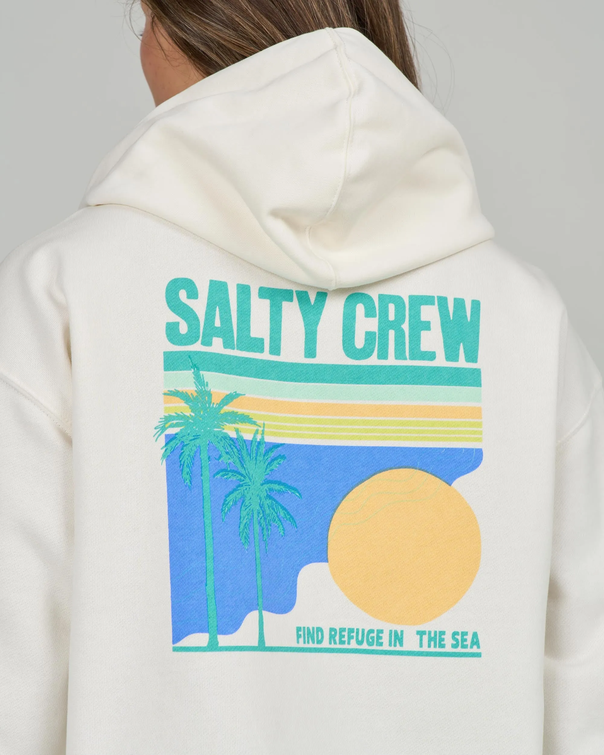 Simplicity Zip Hoody - Off White sold by Salty Crew product image thumbnail 4