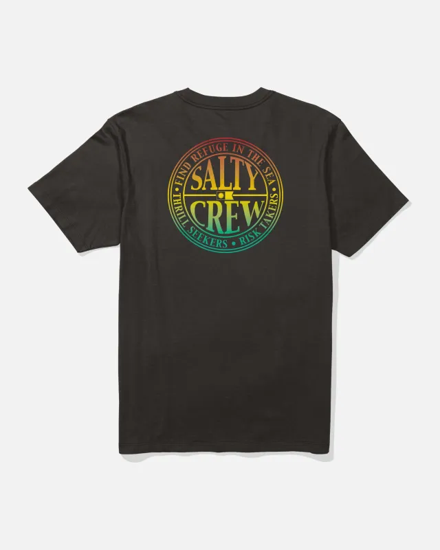 Global Crew Tee - Black made by Salty Crew