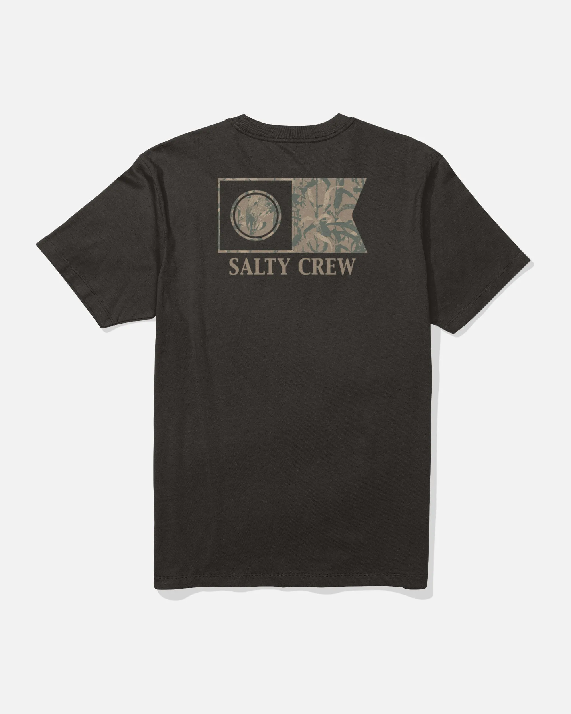 Flagship Crew Tee - Black sold by Salty Crew