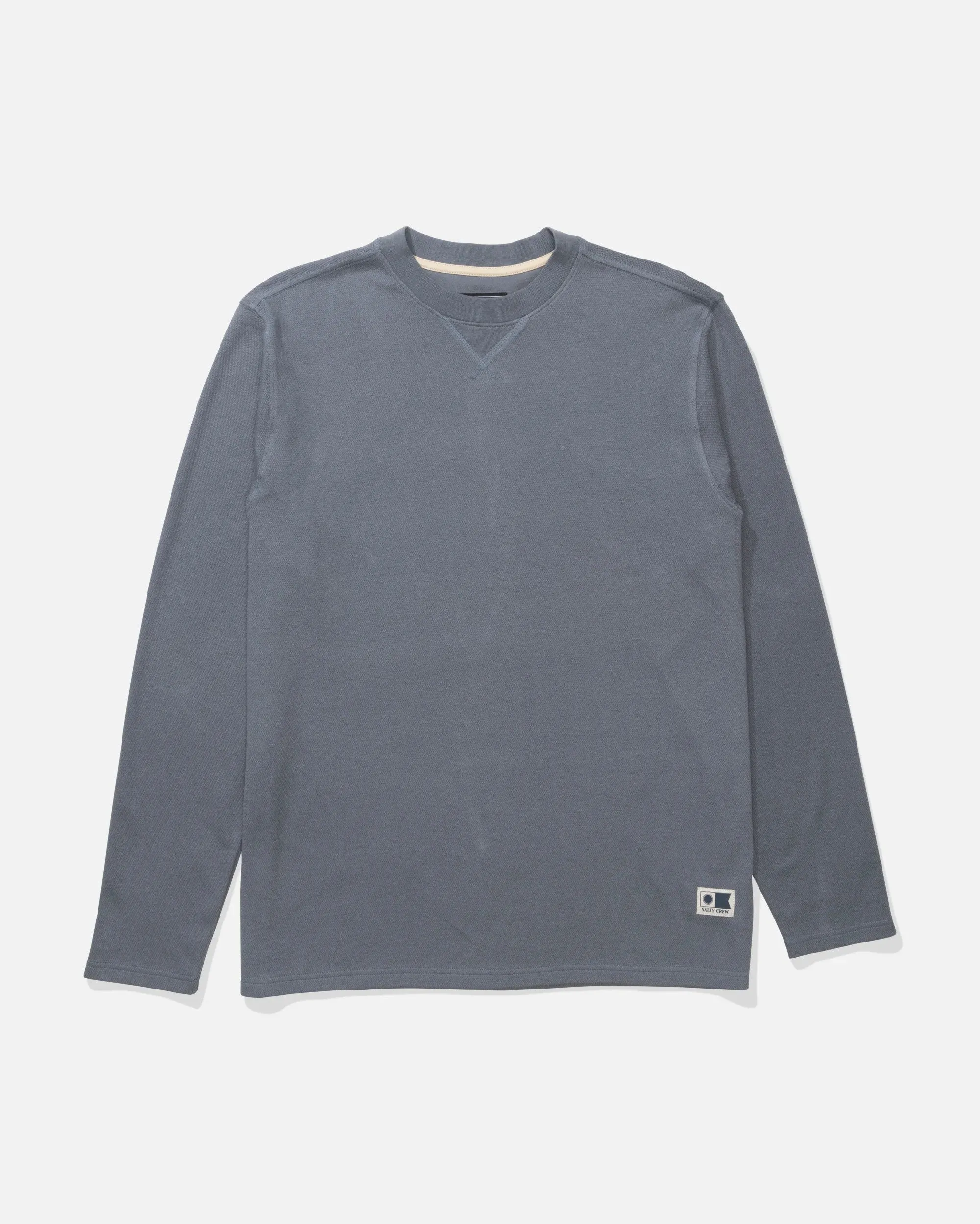 Cast Off Long Sleeve Thermal - Monument sold by Salty Crew