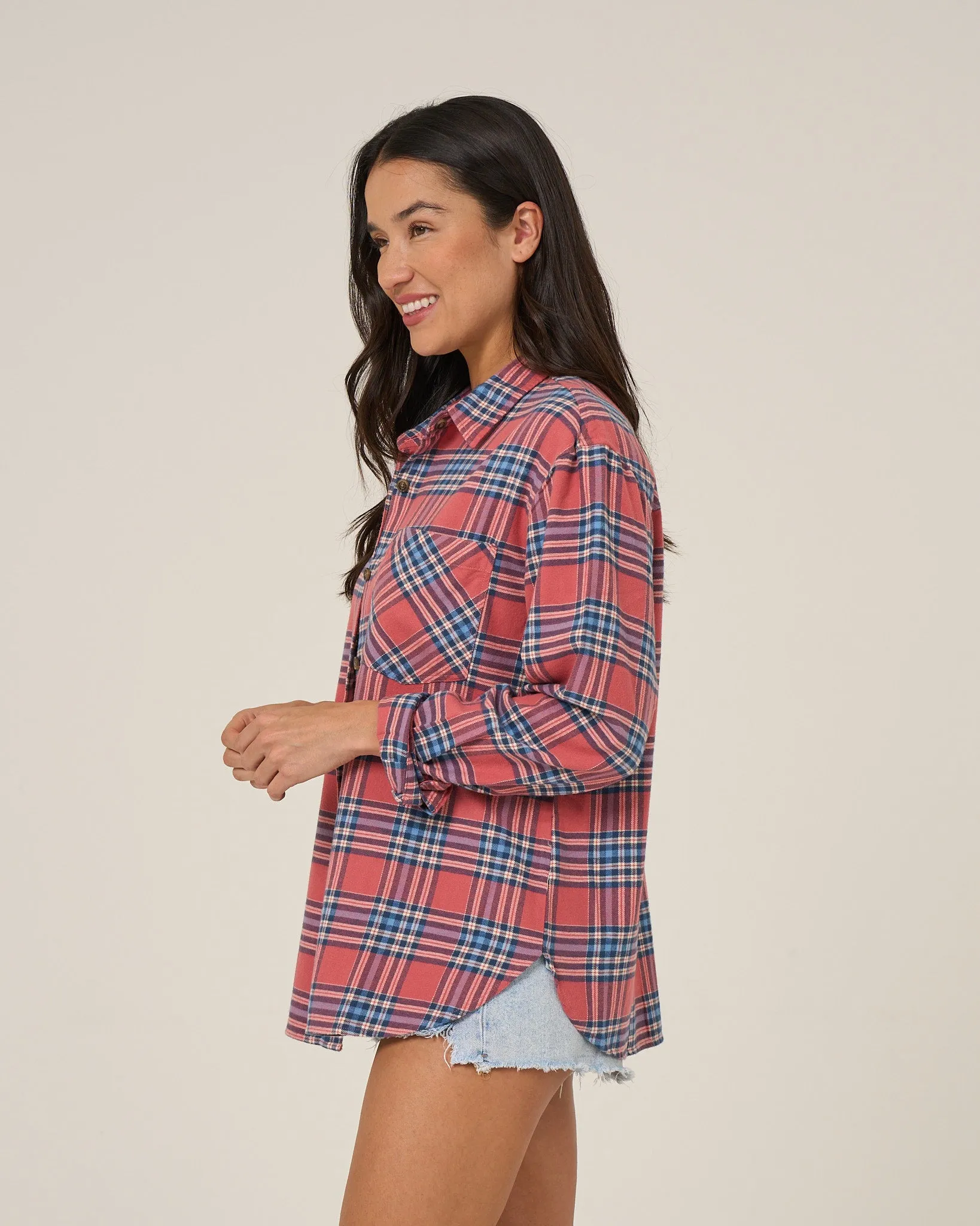 Out West Flannel - Rose sold by Salty Crew product image thumbnail 2