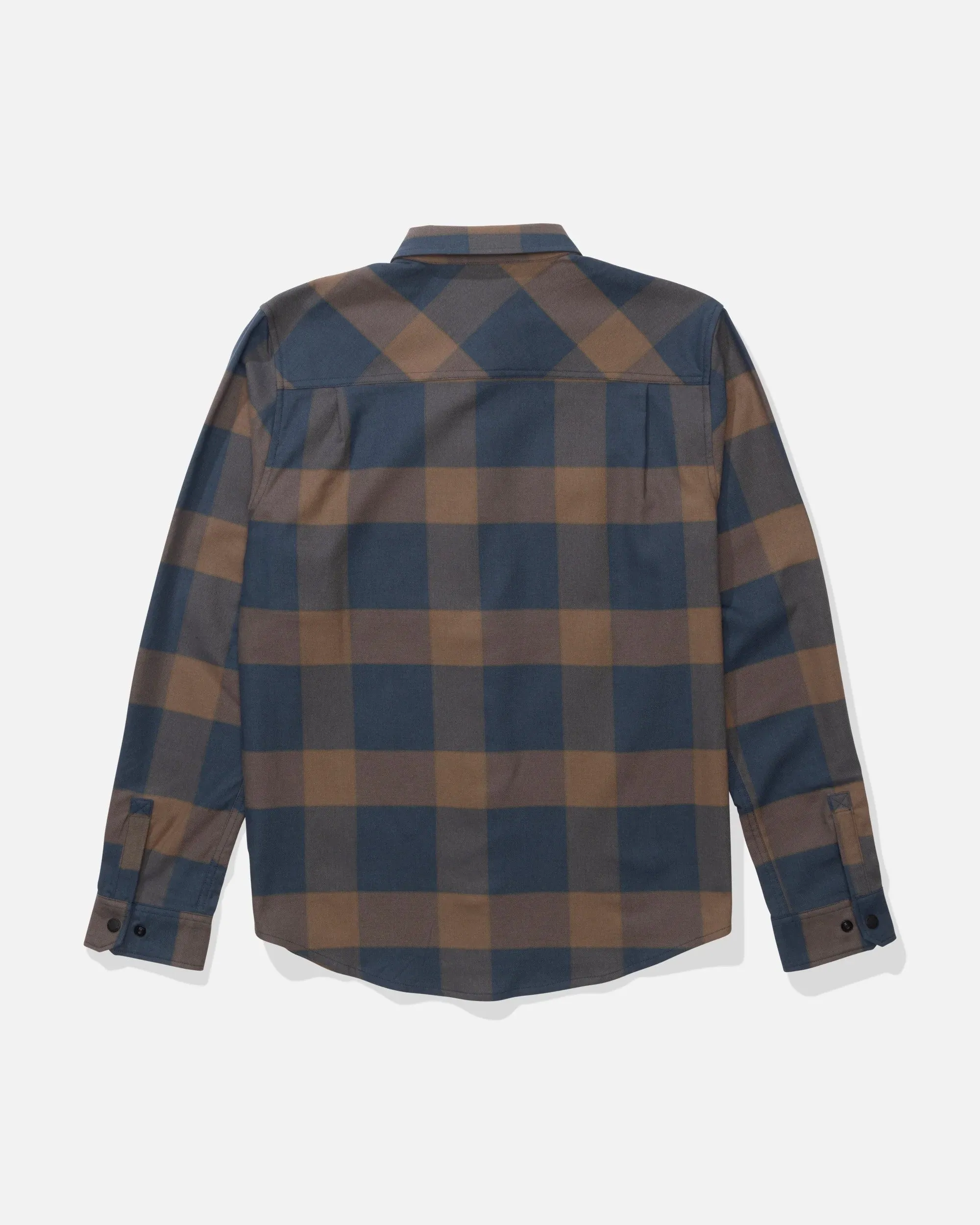 Fathom Tech Flannel - Navy/Rust sold by Salty Crew product image thumbnail 2
