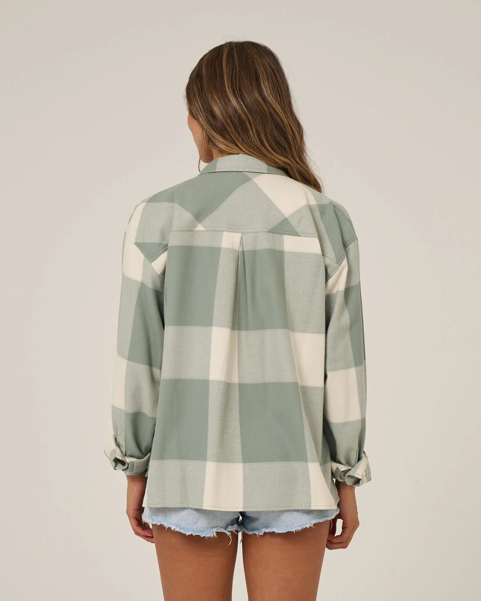 Nomad Flannel - Slate Grey sold by Salty Crew product image thumbnail 3