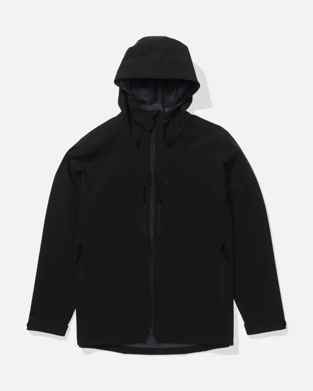 Long Range Jacket - Phantom Black made by Salty Crew