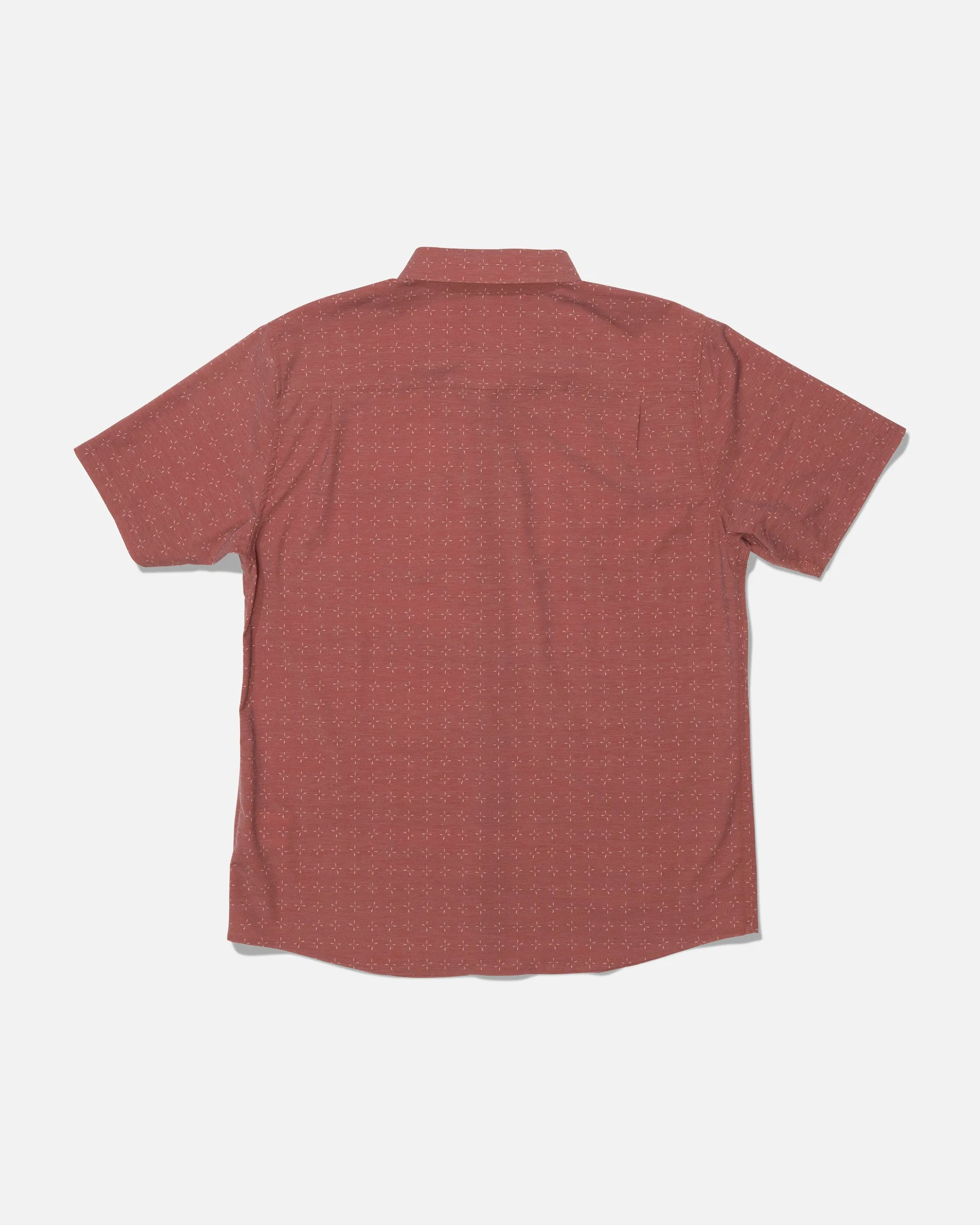 Drifter UV Button Up - Mid Red sold by Salty Crew product image thumbnail 2