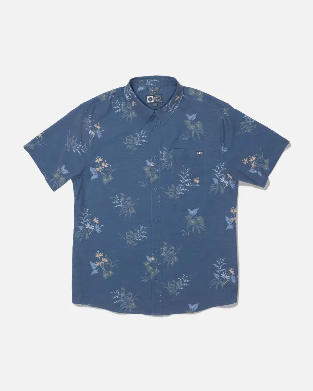 Drifter UV Button Up - Navy made by Salty Crew
