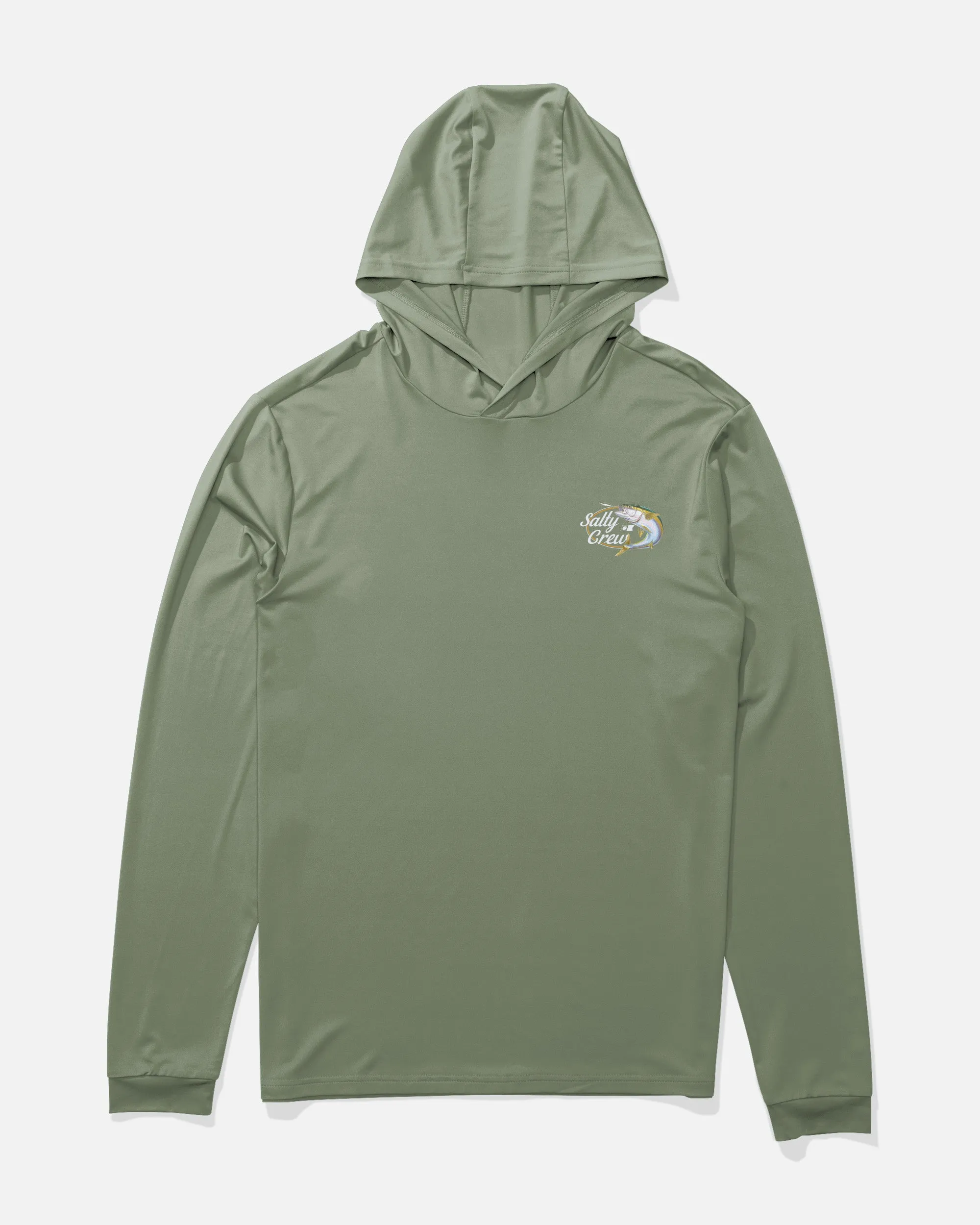 Yellow Tailed Hood Sunshirt - Agave sold by Salty Crew product image thumbnail 2
