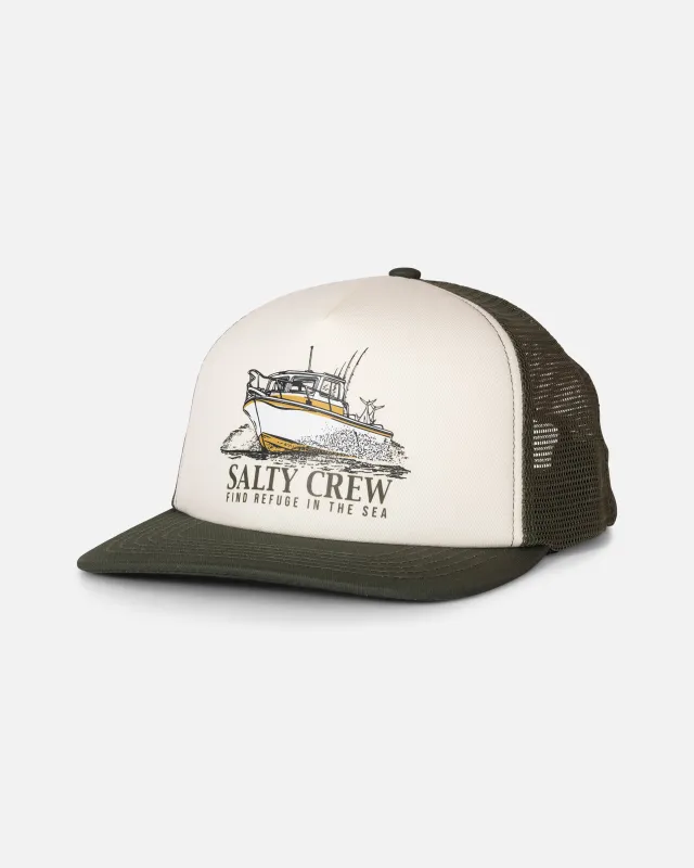 Good Times Foamie Trucker - Deep Green made by Salty Crew