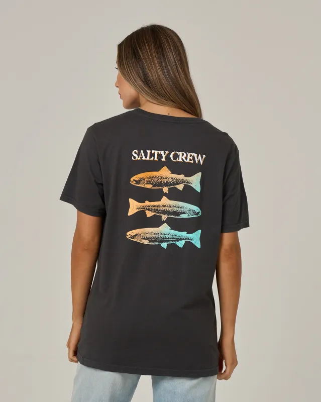Daily Catch Boyfriend Tee - Charcoal made by Salty Crew