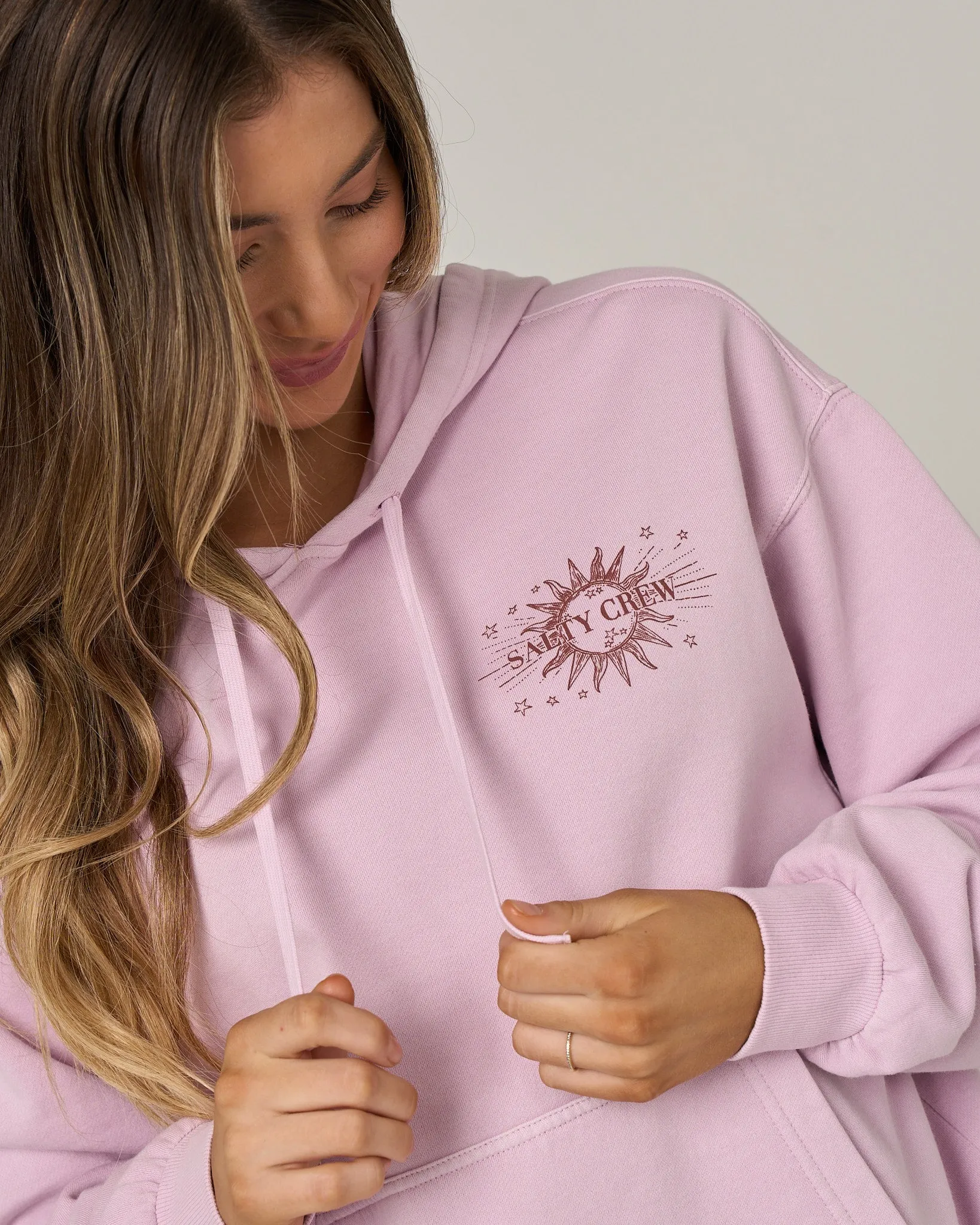 Celestial Sun Hoodie - Pale Orchid sold by Salty Crew product image thumbnail 4