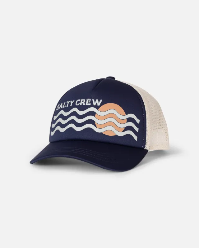 Seaside Trucker - Navy made by Salty Crew