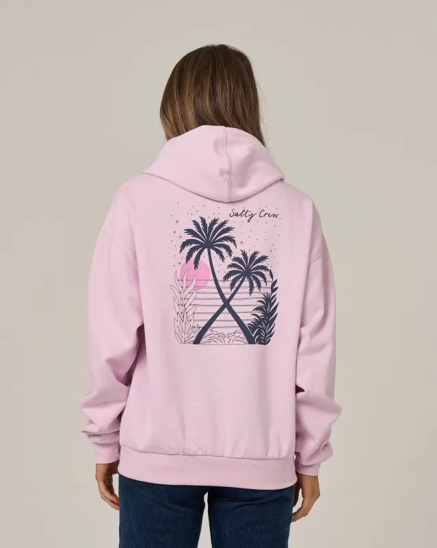 Moon Wake Hoodie - Pale Orchid made by Salty Crew