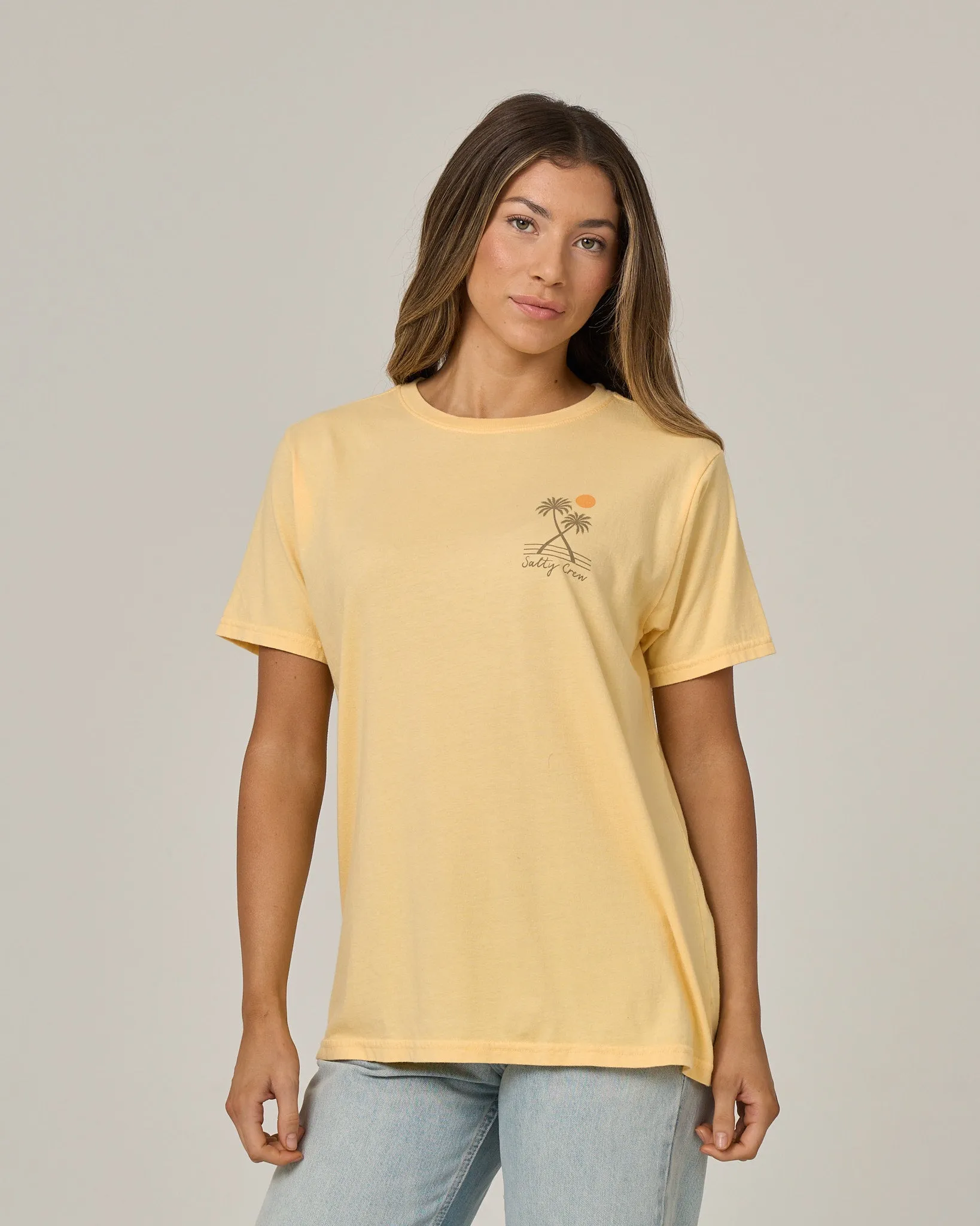 Moon Wake Boyfriend Tee - Custard sold by Salty Crew product image thumbnail 2