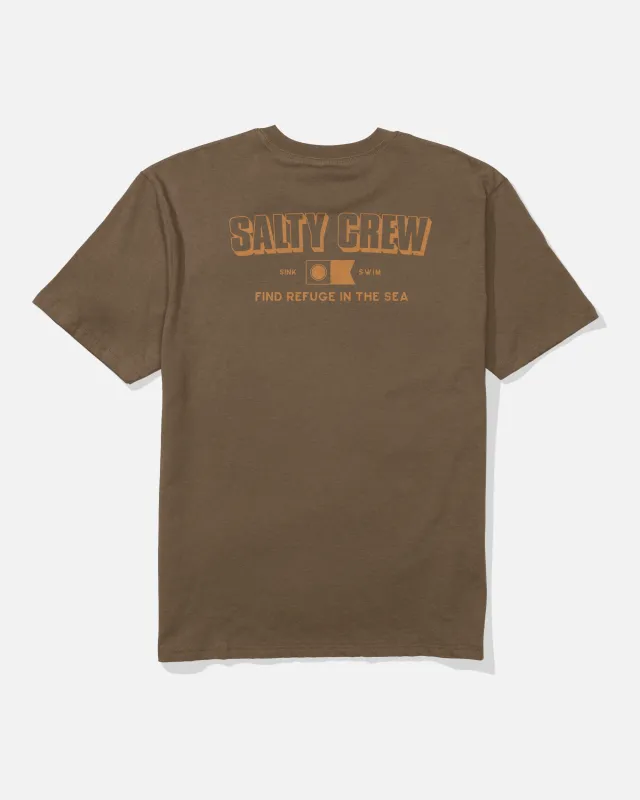 Simple Original Tee - Sepia made by Salty Crew
