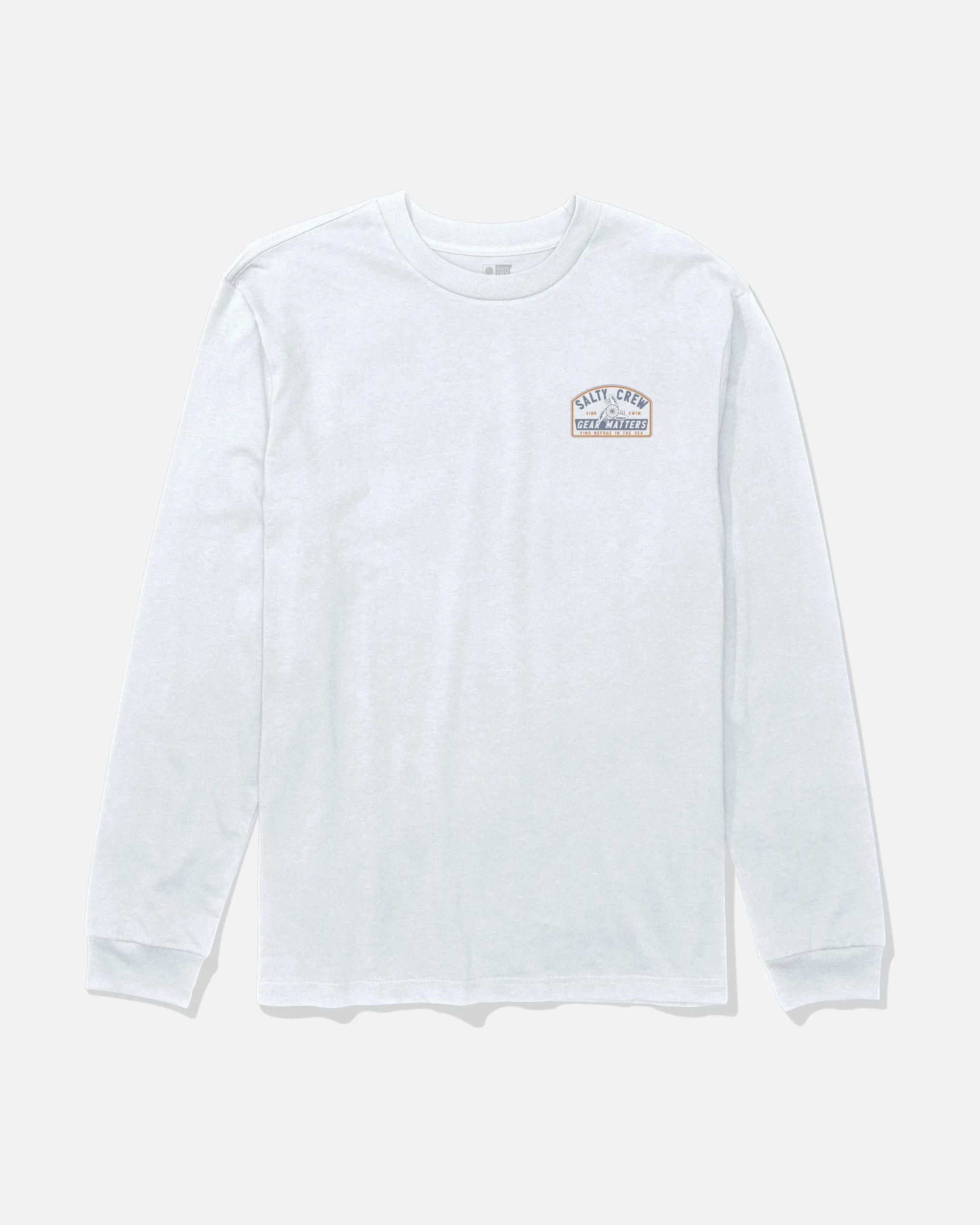 Gear Shop Long Sleeve Tee - White sold by Salty Crew product image thumbnail 2