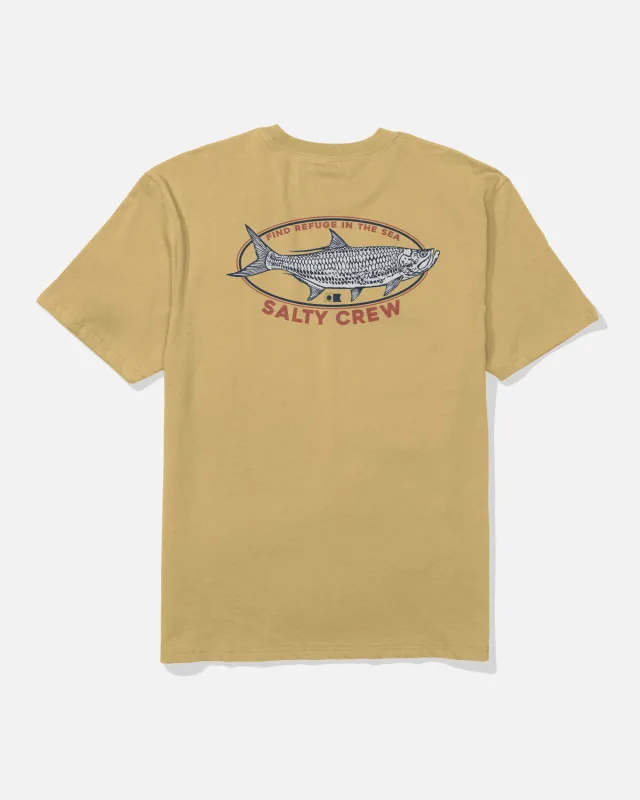 Tarpon Original Tee - Mineral Yellow made by Salty Crew