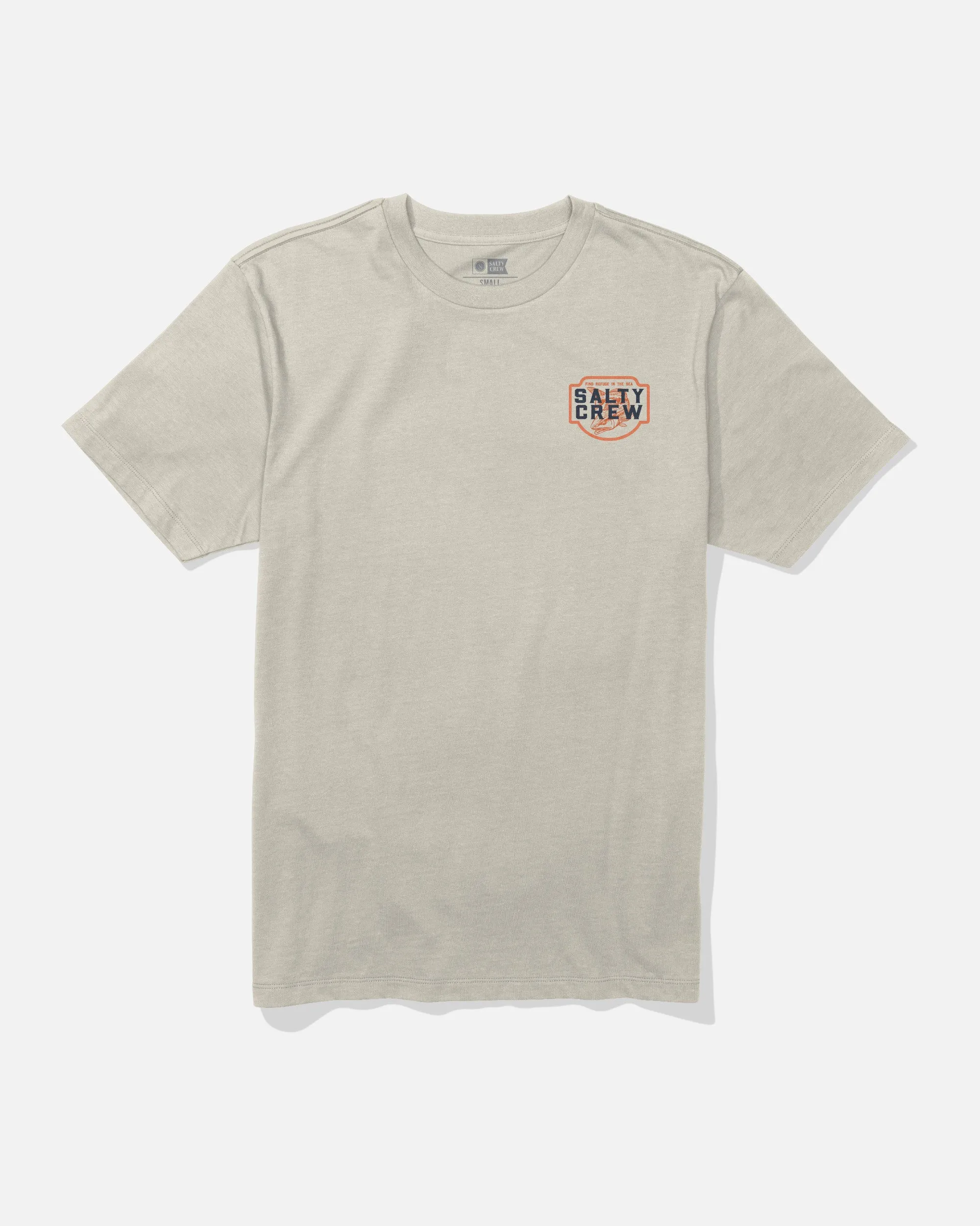 Red Drum Crew Tee - Bone sold by Salty Crew product image thumbnail 2