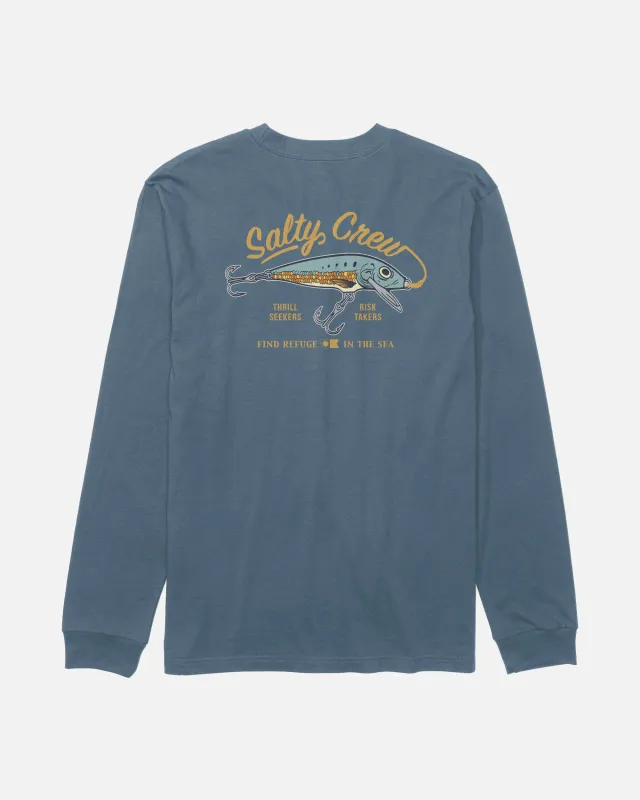 Decoy Long Sleeve Tee - Slate made by Salty Crew