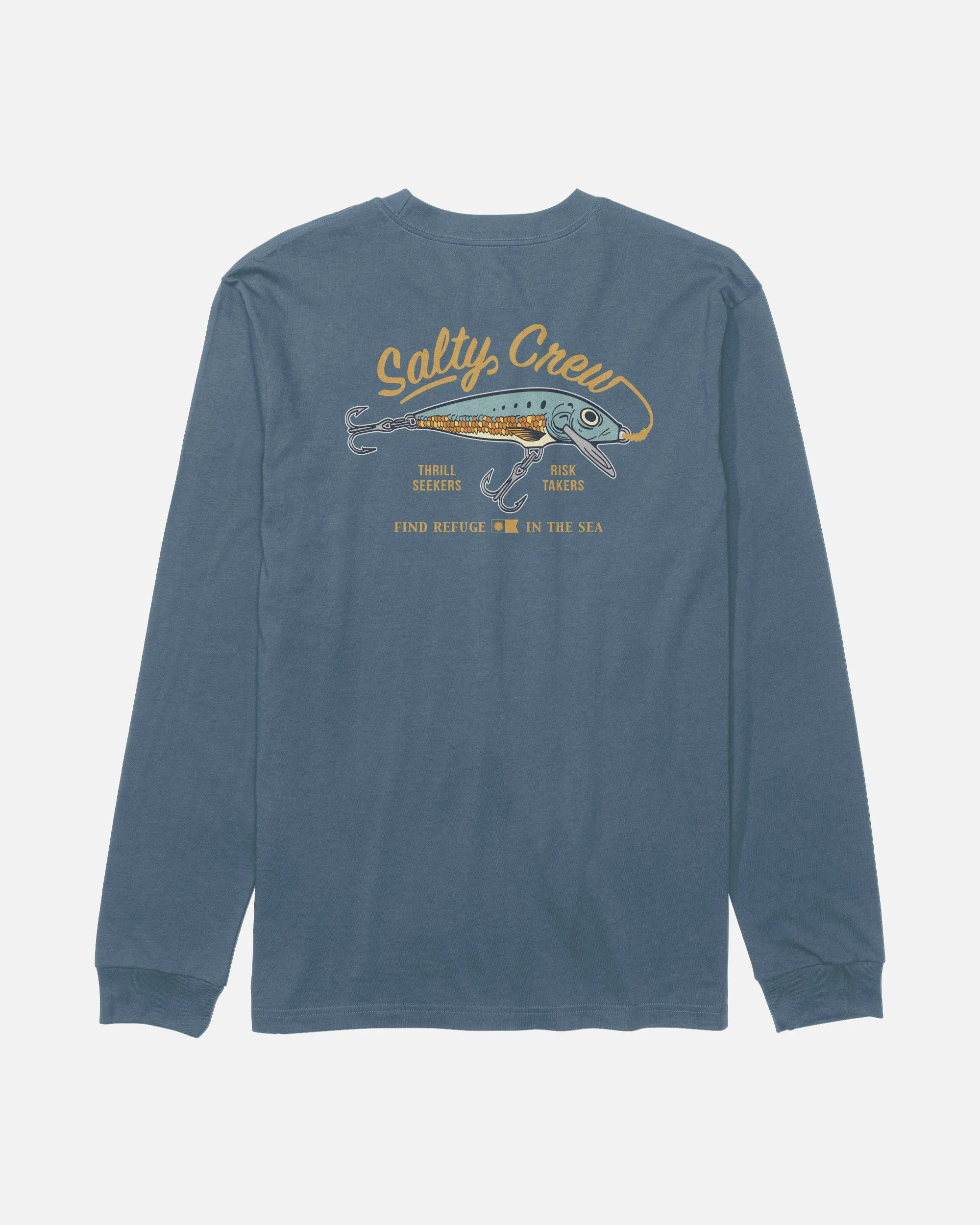 Decoy Long Sleeve Tee - Slate sold by Salty Crew