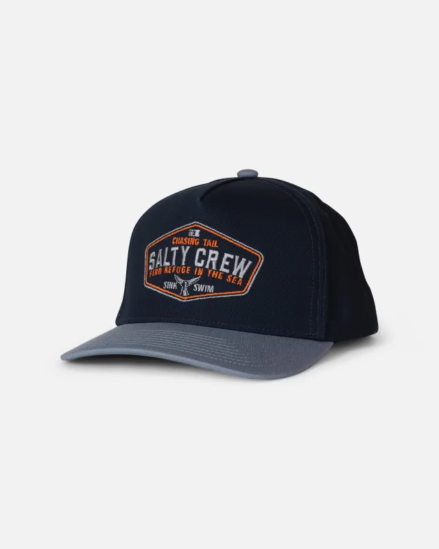 Tailfin Snapback - Mid Blue made by Salty Crew