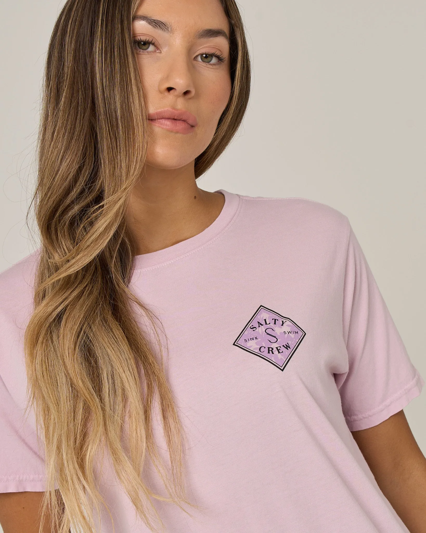 Tippet Fill Boyfriend Tee - Pale Orchid sold by Salty Crew product image thumbnail 4