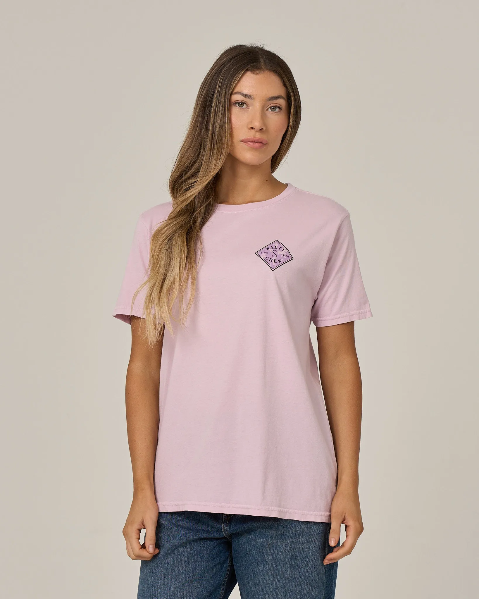 Tippet Fill Boyfriend Tee - Pale Orchid sold by Salty Crew product image thumbnail 2