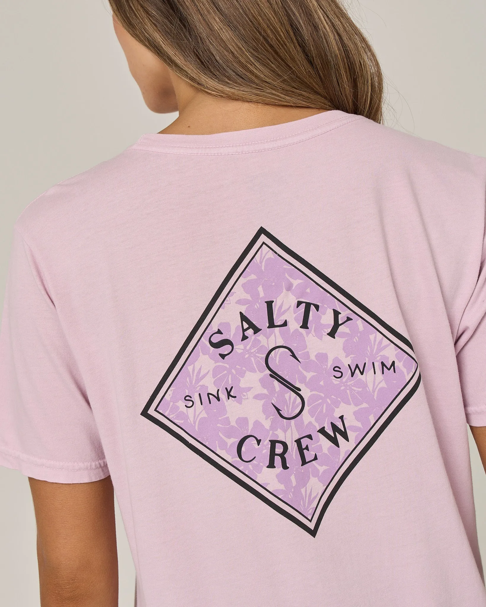 Tippet Fill Boyfriend Tee - Pale Orchid sold by Salty Crew product image thumbnail 3