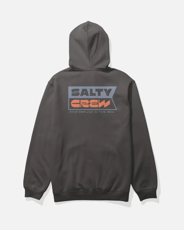 Inverse Flag Fleece - Dark Grey made by Salty Crew