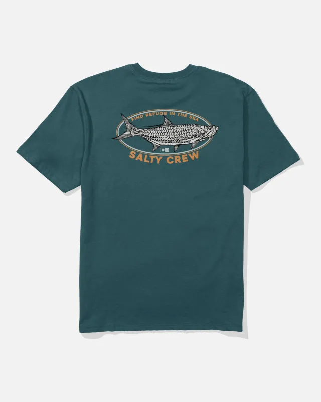 Tarpon Original Tee - Atlantic Blue made by Salty Crew