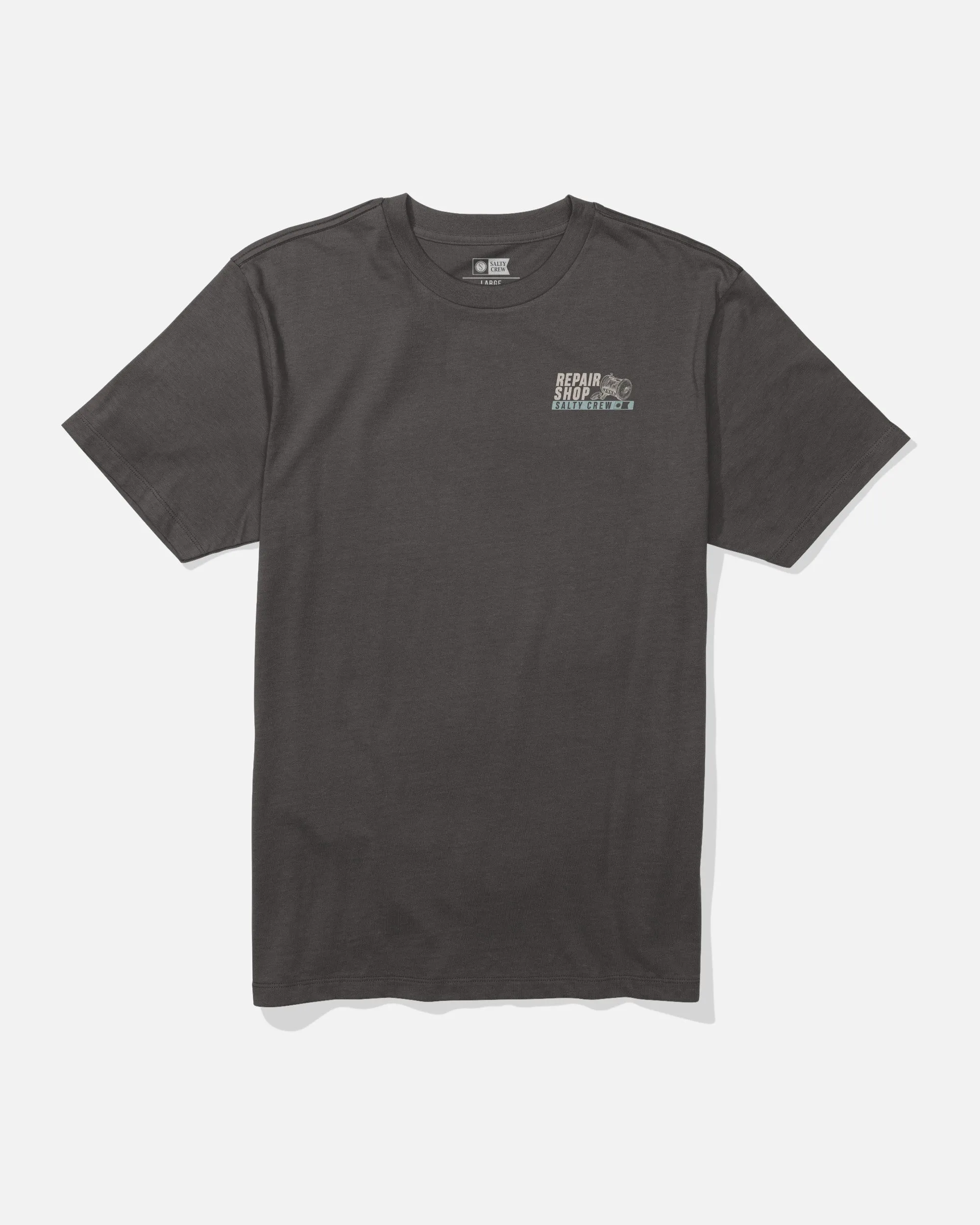 Reel Repair Crew Tee - Dark Grey sold by Salty Crew product image thumbnail 2