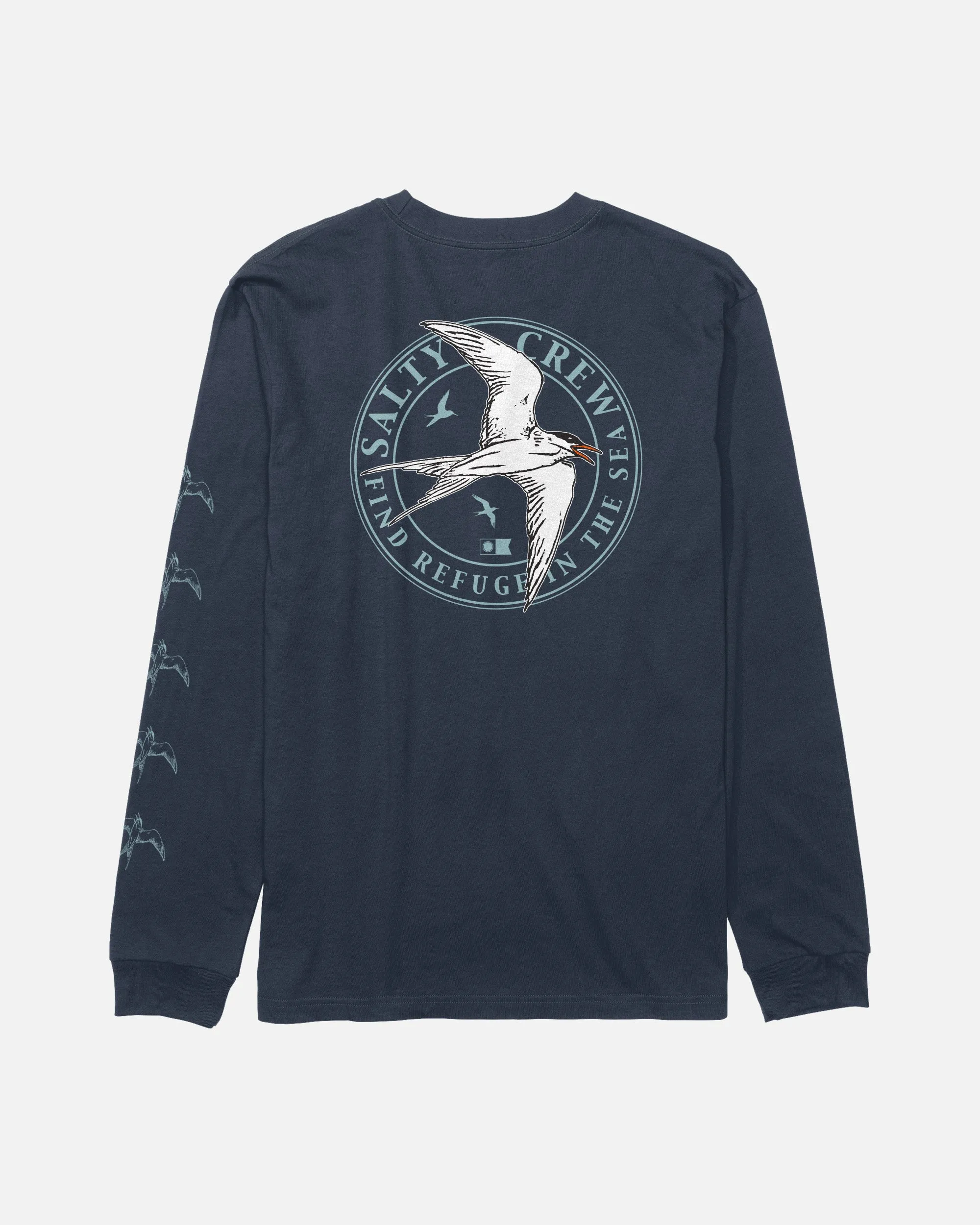 Tern Long Sleeve Tee - Navy sold by Salty Crew