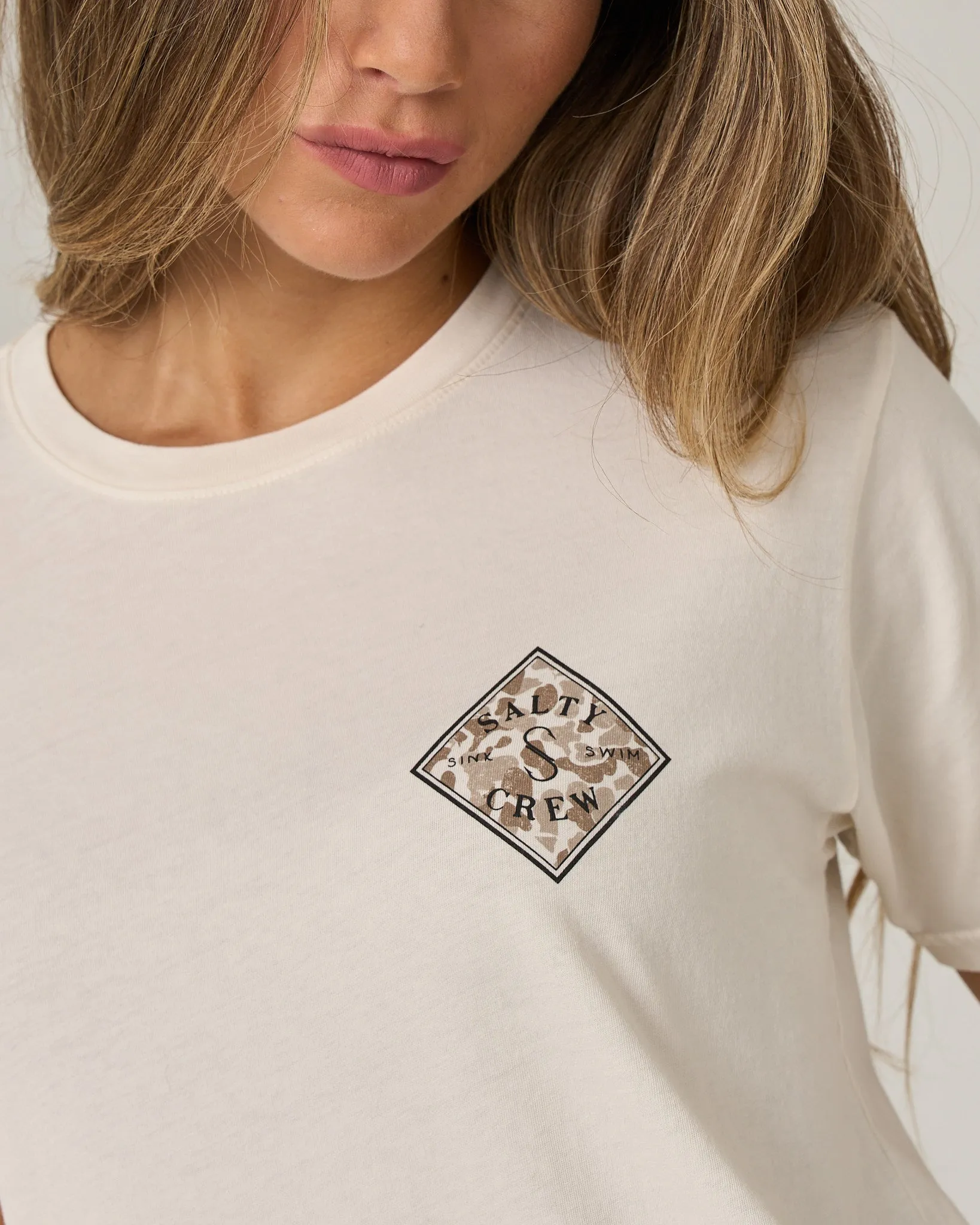 Tippet Fill Boyfriend Tee - Off White sold by Salty Crew product image thumbnail 4