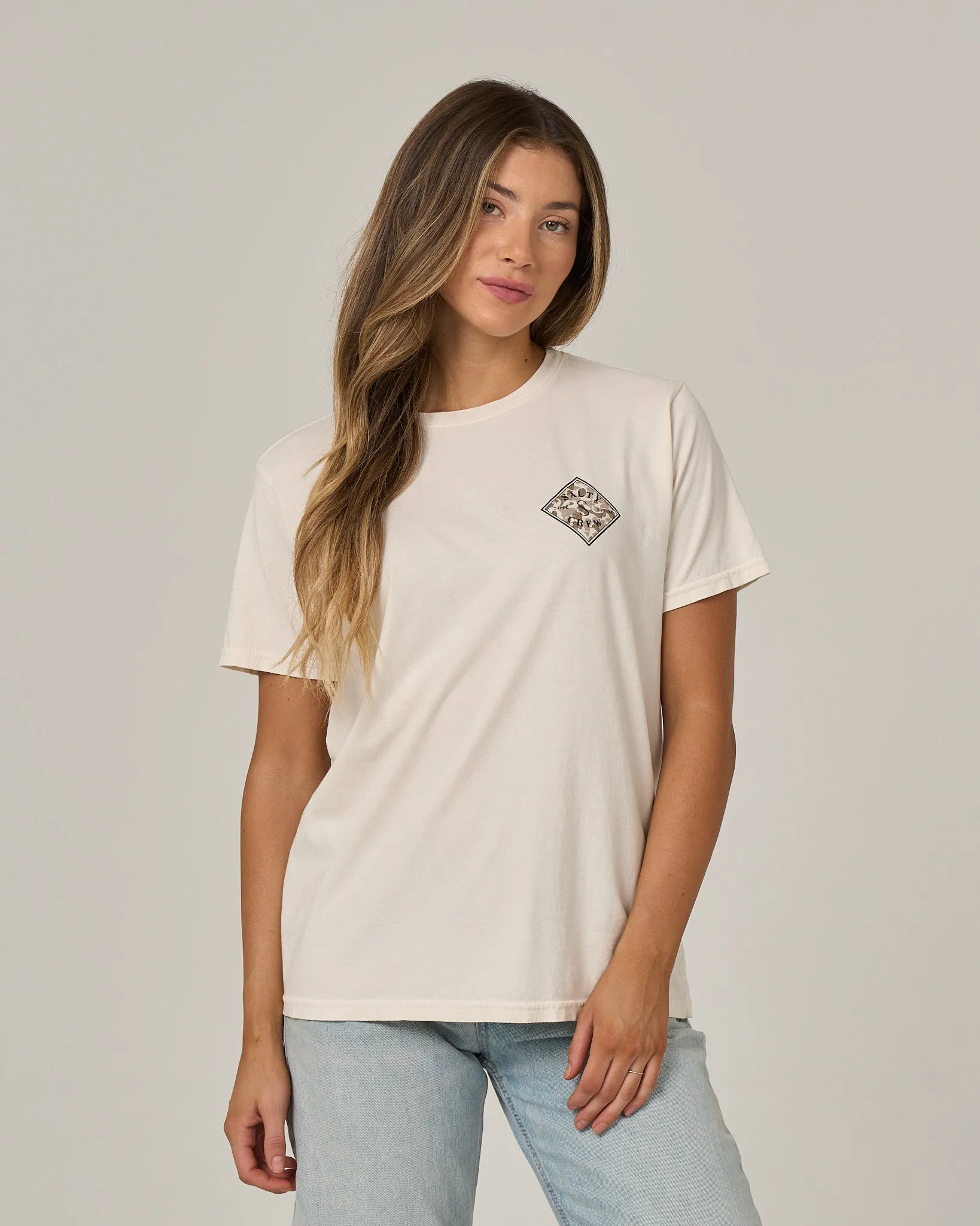 Tippet Fill Boyfriend Tee - Off White sold by Salty Crew product image thumbnail 2