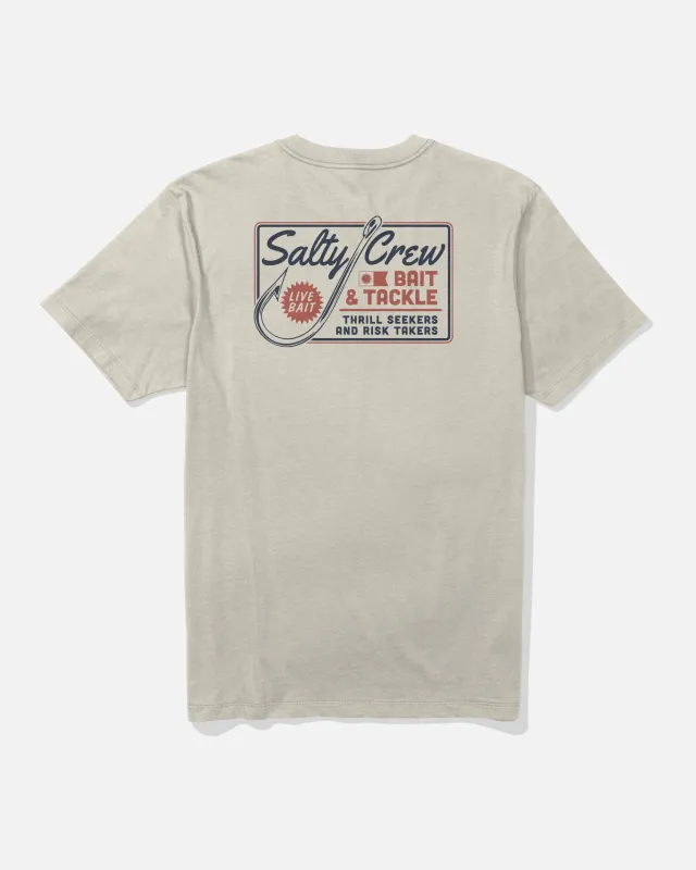 Hooked Up Crew Tee - Bone made by Salty Crew