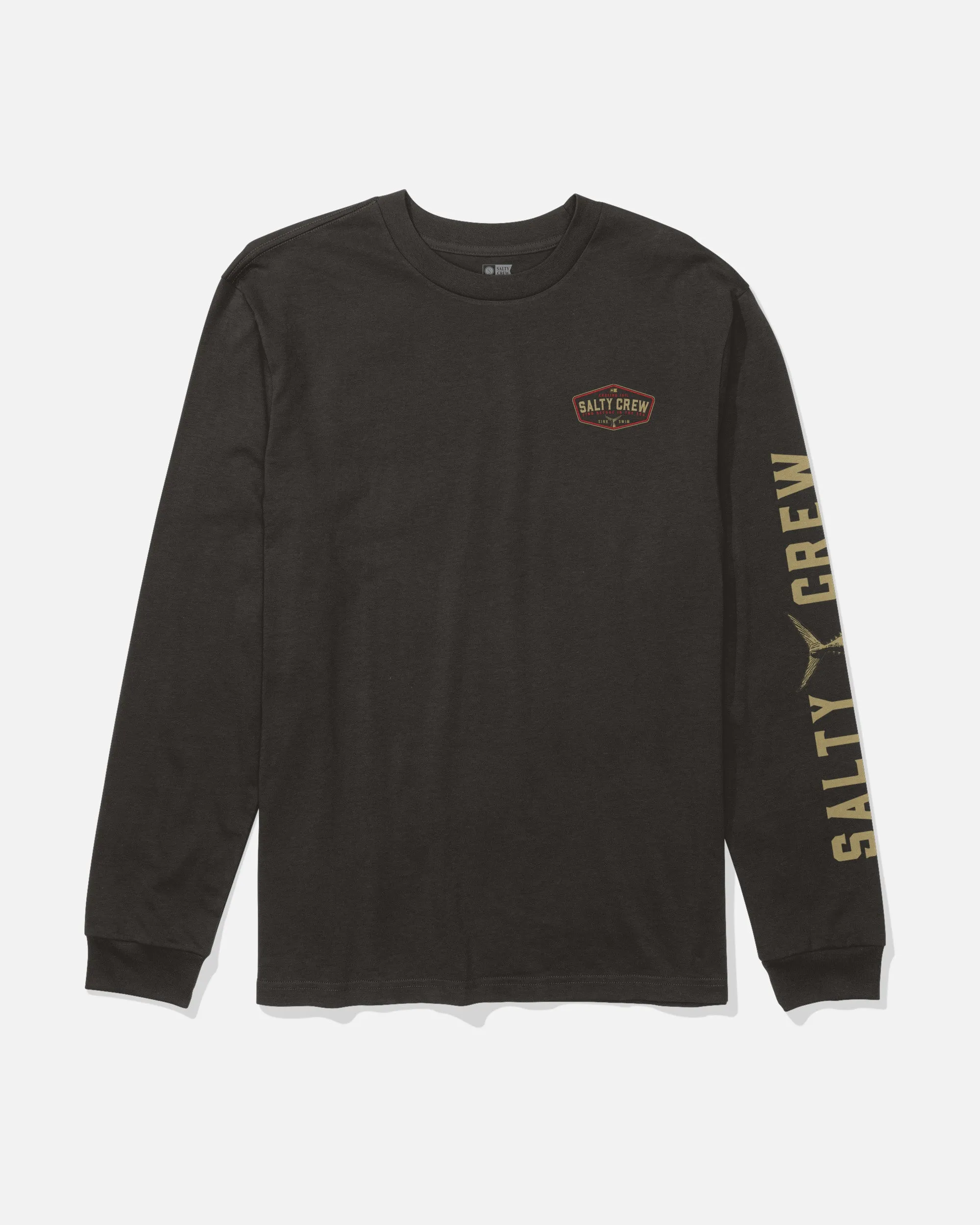 Tailfin Long Sleeve Tee - Black sold by Salty Crew product image thumbnail 2