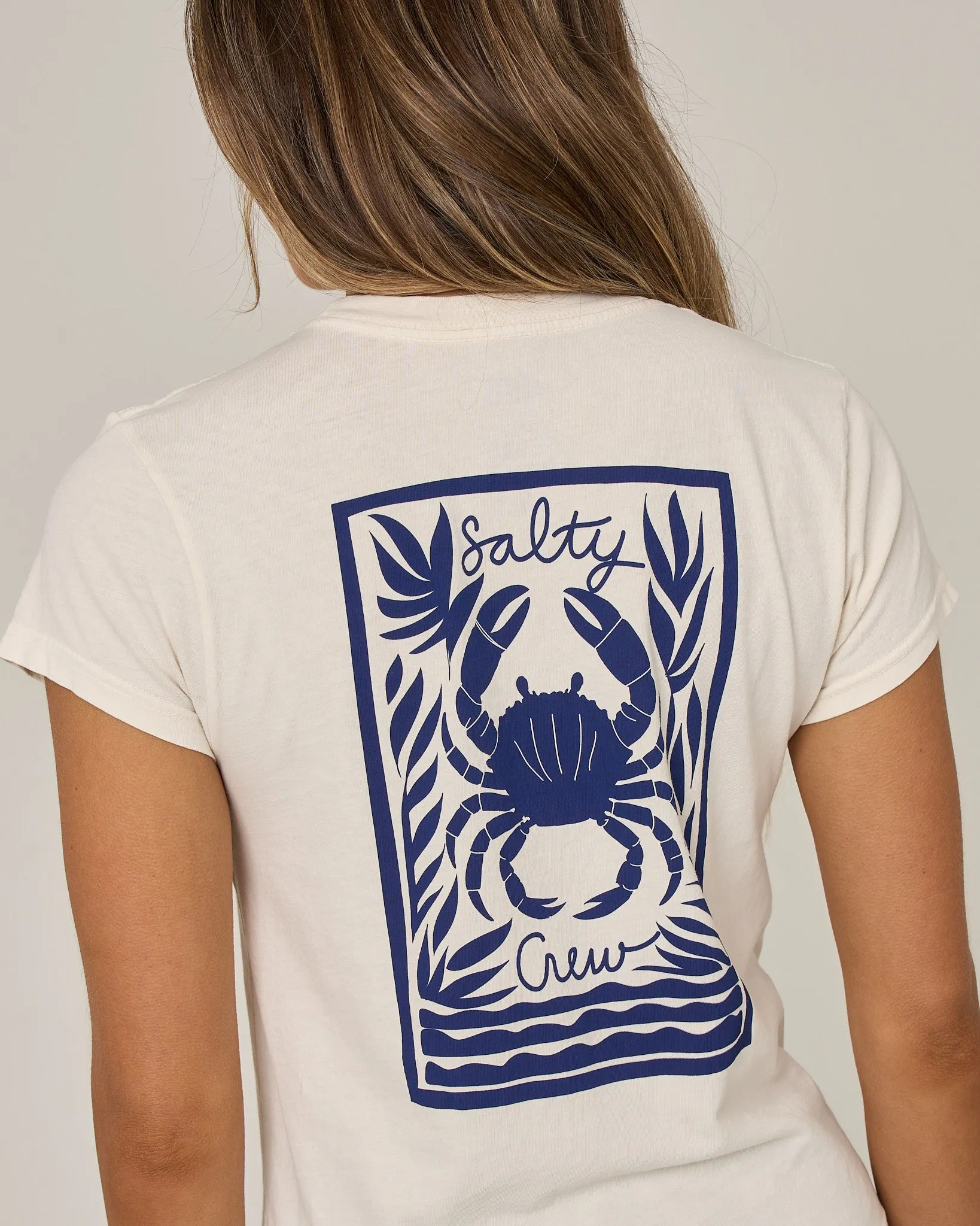 Crabby Modern Tee - Off White sold by Salty Crew product image thumbnail 3
