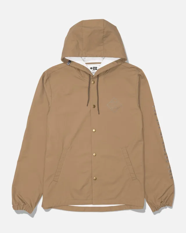 Tippet Snap Jacket - Washed Brown made by Salty Crew