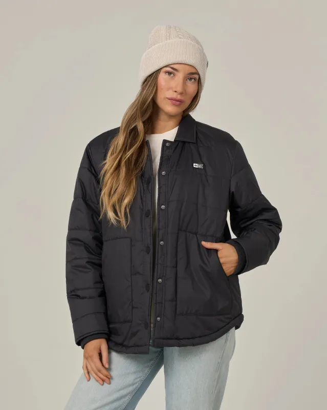 Barrier Snap Jacket - Black made by Salty Crew