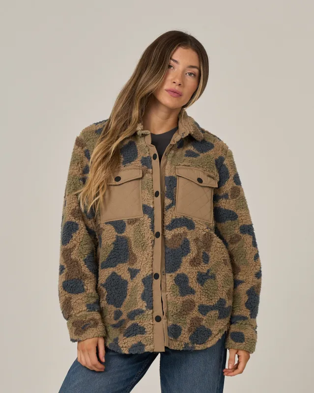 Calm Seas Shacket - Camo made by Salty Crew