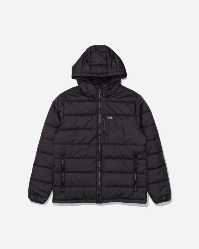 Barrier Hooded Jacket - Matte Black made by Salty Crew