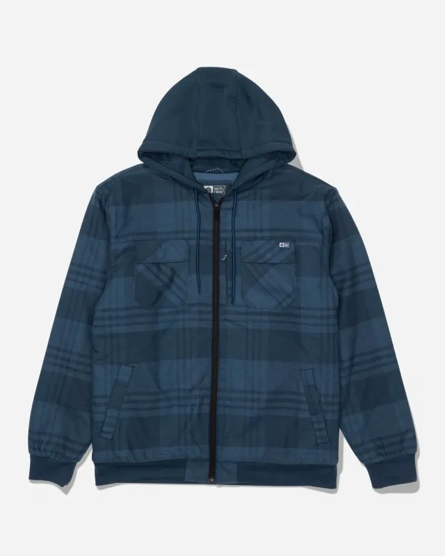 Fathom Jacket - Mid Blue made by Salty Crew