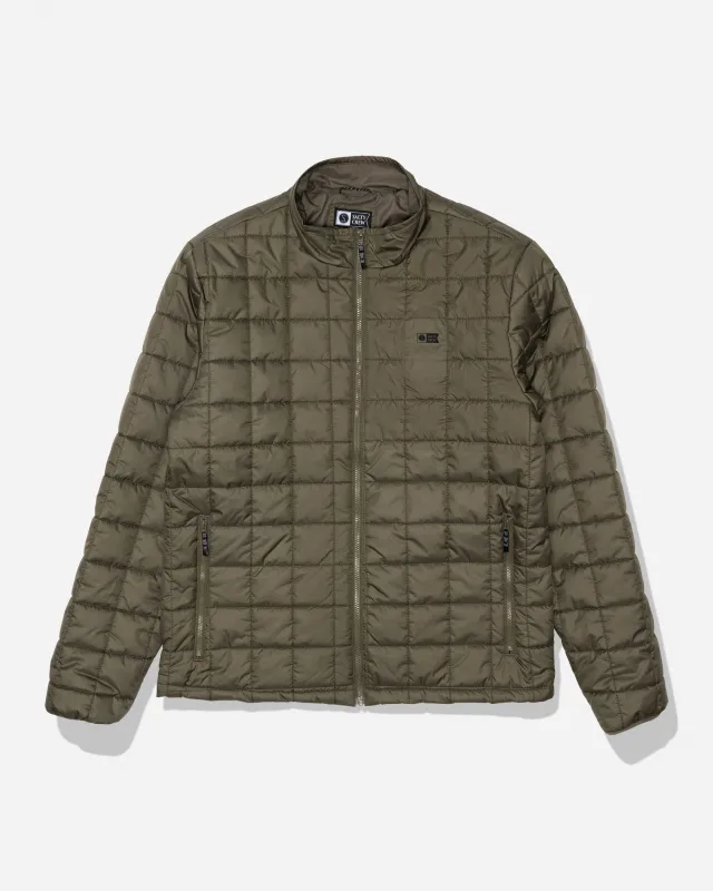 Barrier Lite Jacket - Washed Leaf made by Salty Crew