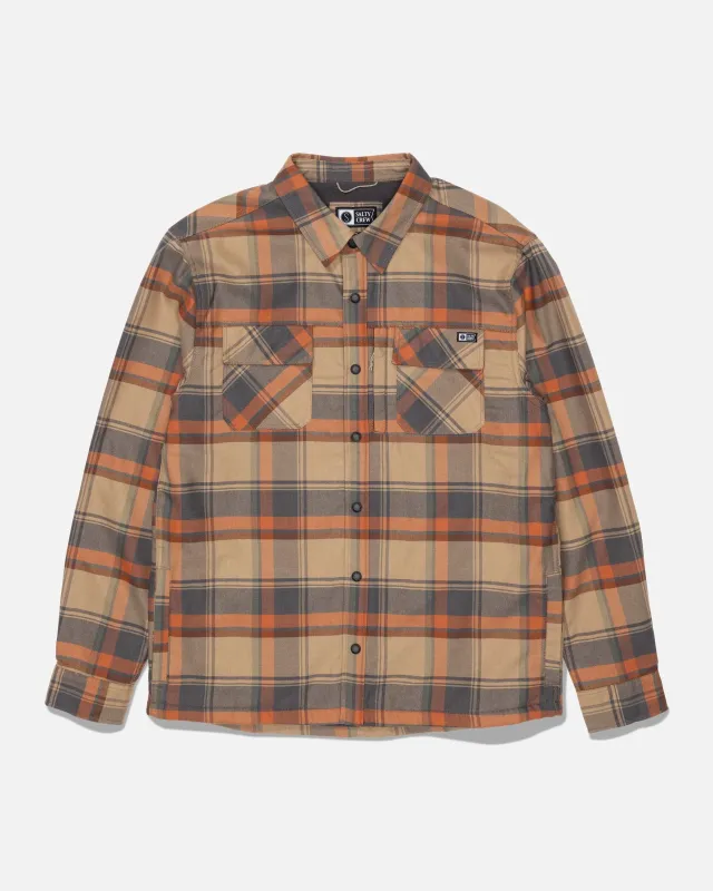 Fathom Tech Shacket - Twig made by Salty Crew