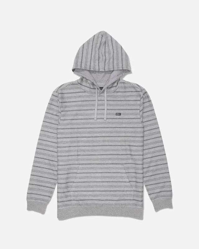Crewser Fleece Hood - Harbor Grey made by Salty Crew