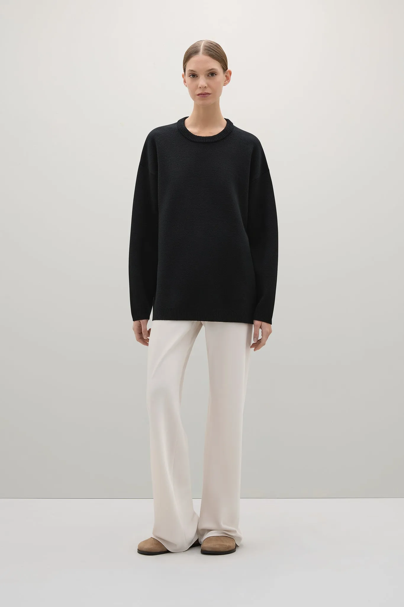 The Reid Crew Knit sold by A.EMERY