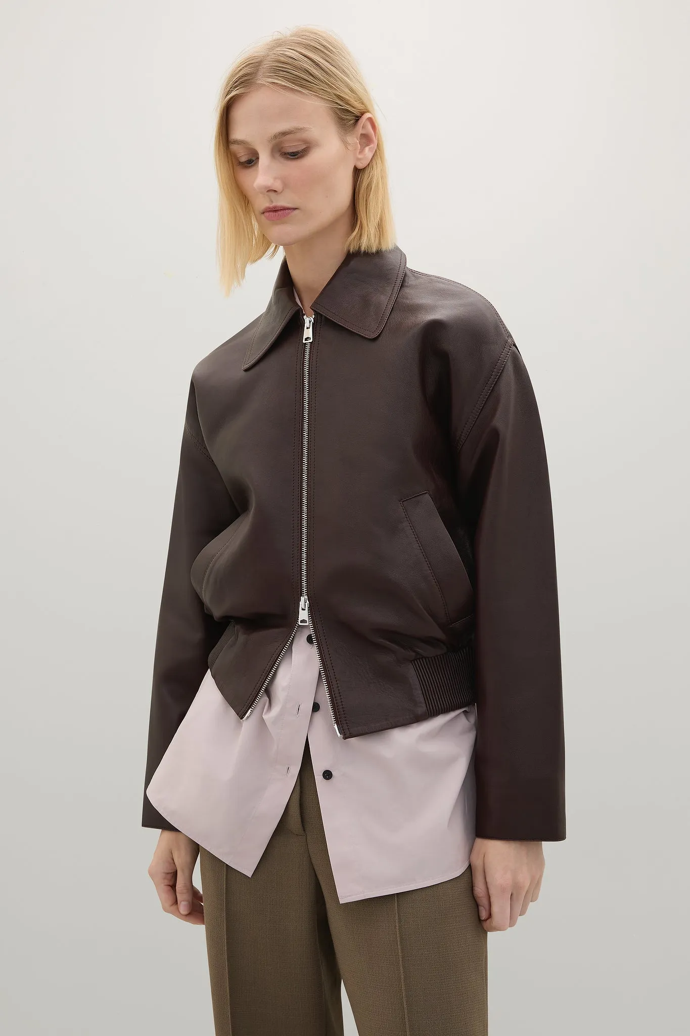 The Vroman Leather Jacket sold by A.EMERY product image thumbnail 2